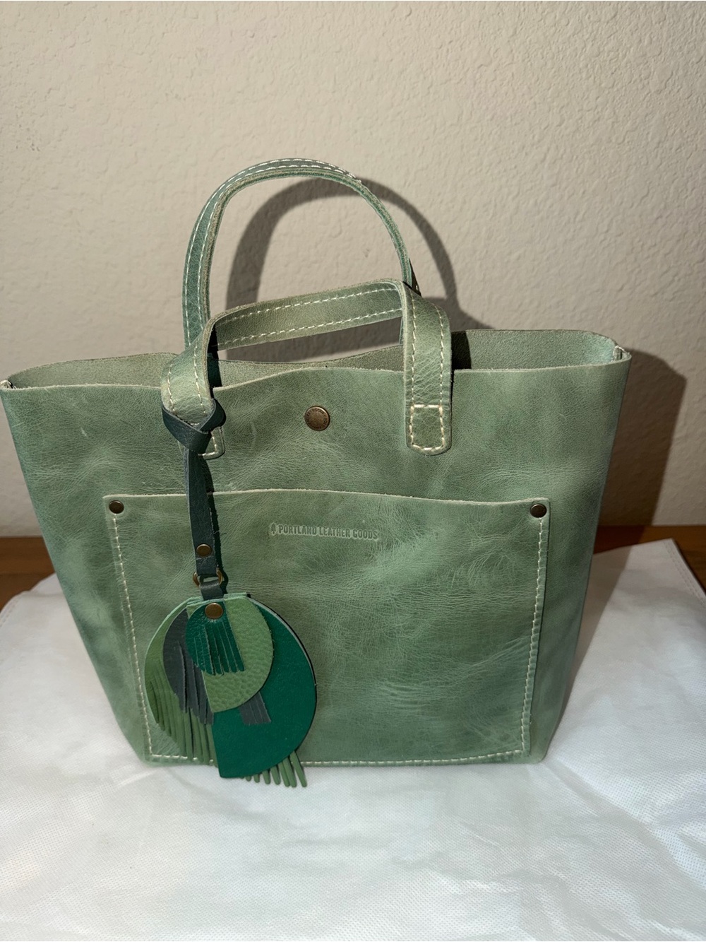 Portland Leather bundle: Crossbody tote with OG Picasso flair